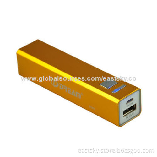 2000mAh Aluminum External Battery, Various Colors are AvailableNew